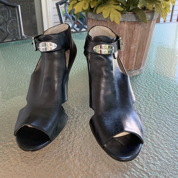 Michael Kors Shoes - Michael Kors Open Toe heeled booties SIZE 9M
